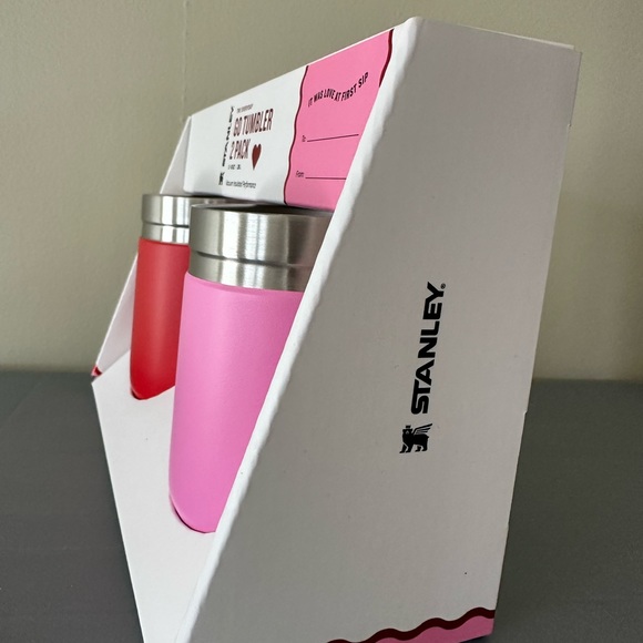 NWT Stanley Valentine’s 2 pack  Target Tumbler (s) Pink and Red cups - Picture 2 of 5